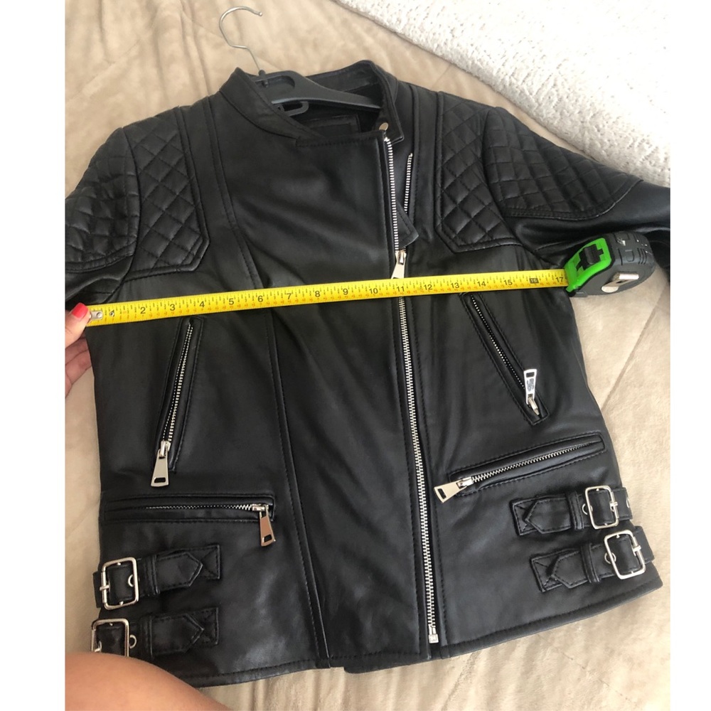 Black leather jacket - Picture 8 of 9